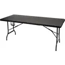 Perel folding table wood Table de camping noir FP180W Charge (poids) max. 100 kg