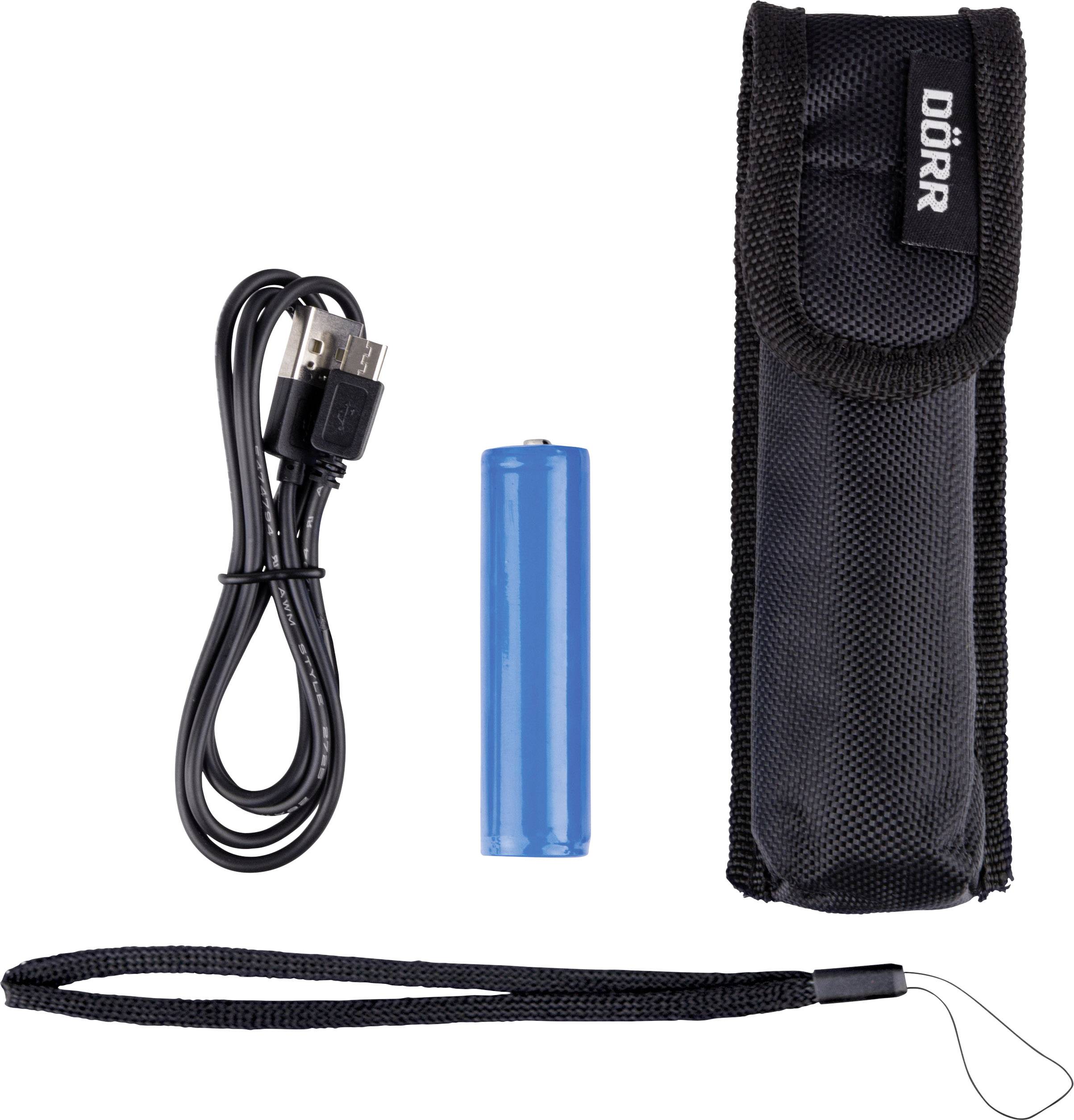 DÖRR Premium Steel PS-13528 LED Lampe de poche à batterie 1000 lm 145 g-2