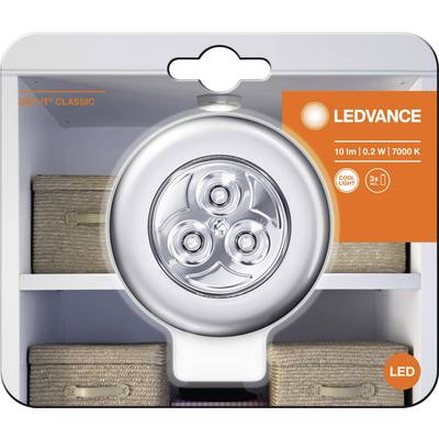 Ledvance LED Dot-it Petite lampe mobile Argent 0.23W à piles