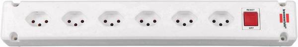 Bloc multiprise avec interrupteur Brennenstuhl 1150652026 x6 blanc  1 pc(s)