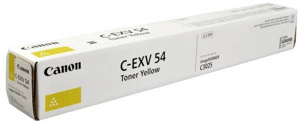 Canon C-EXV 54 1397C002 Toner d'origine jaune 8500 pages Cassette de toner