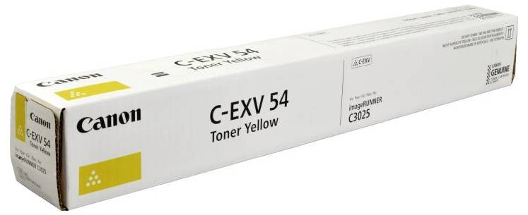 Canon C-EXV 54 1397C002 Toner d'origine jaune 8500 pages Cassette de toner-0