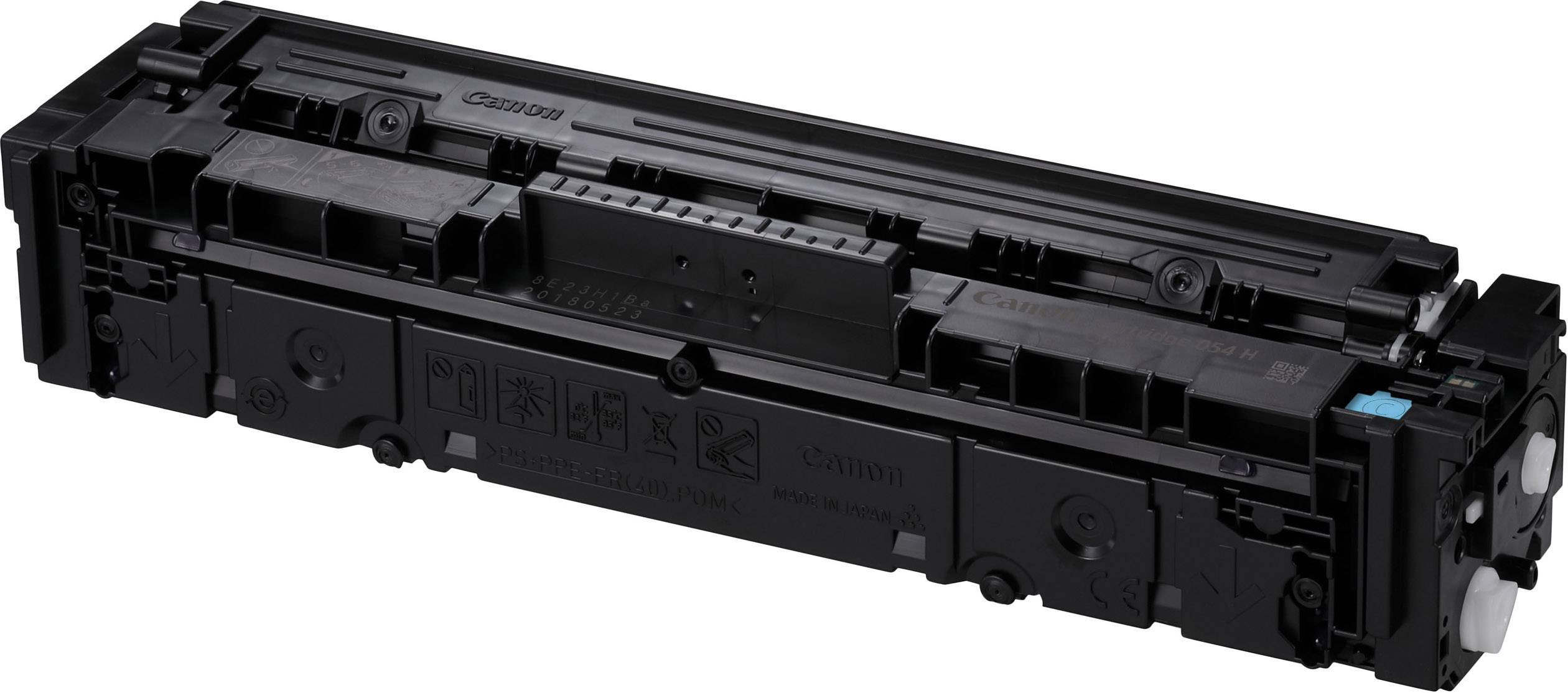 Un toner noir pour imprimante laser, de forme rectangulaire, doté d'une poignée et de plusieurs points de connexion.