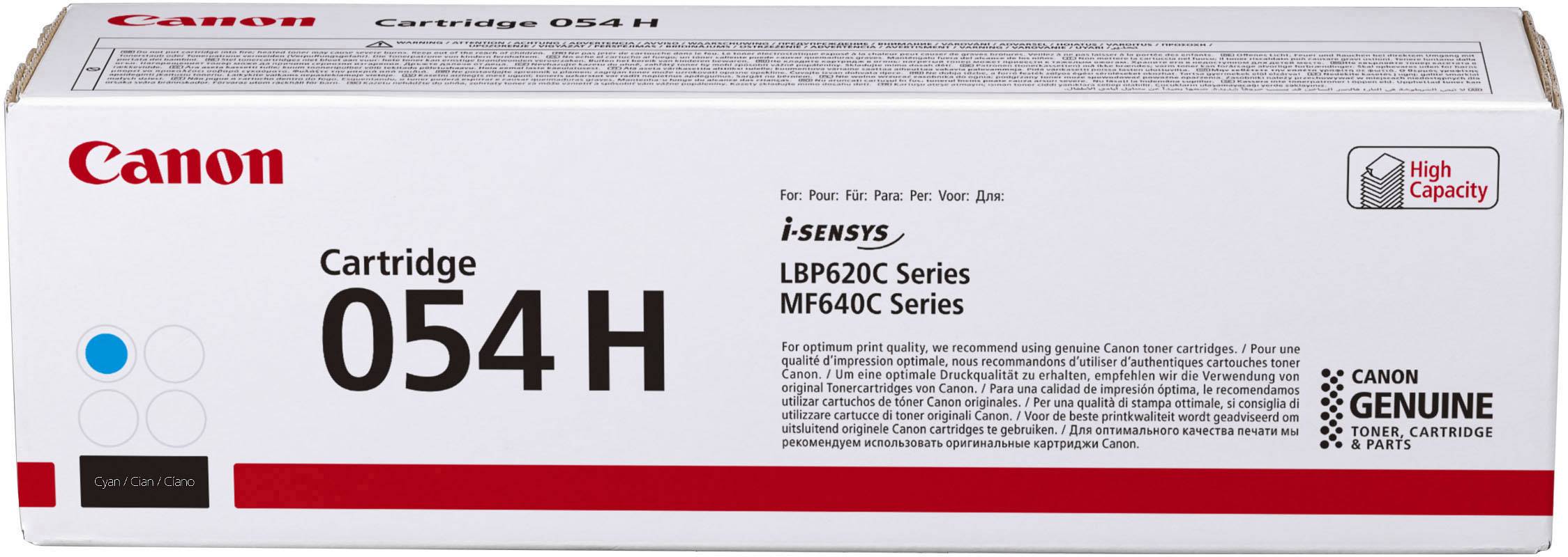 Canon Toner 054 H d'origine cyan 2300 pages 3027 C 002
