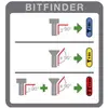 Diagramme de sélection du bon embout pour vis. Montre la position correcte de la vis en trois étapes d'identification.