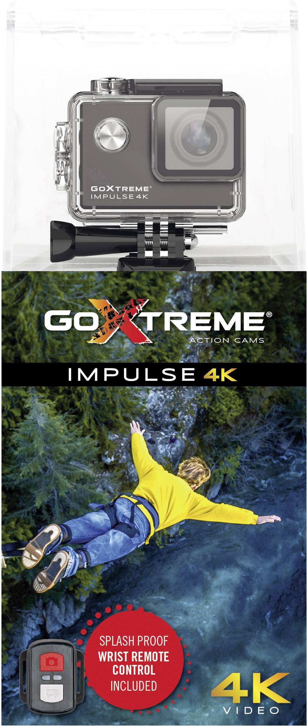 GoXtreme Impulse Caméra sport 4K-9