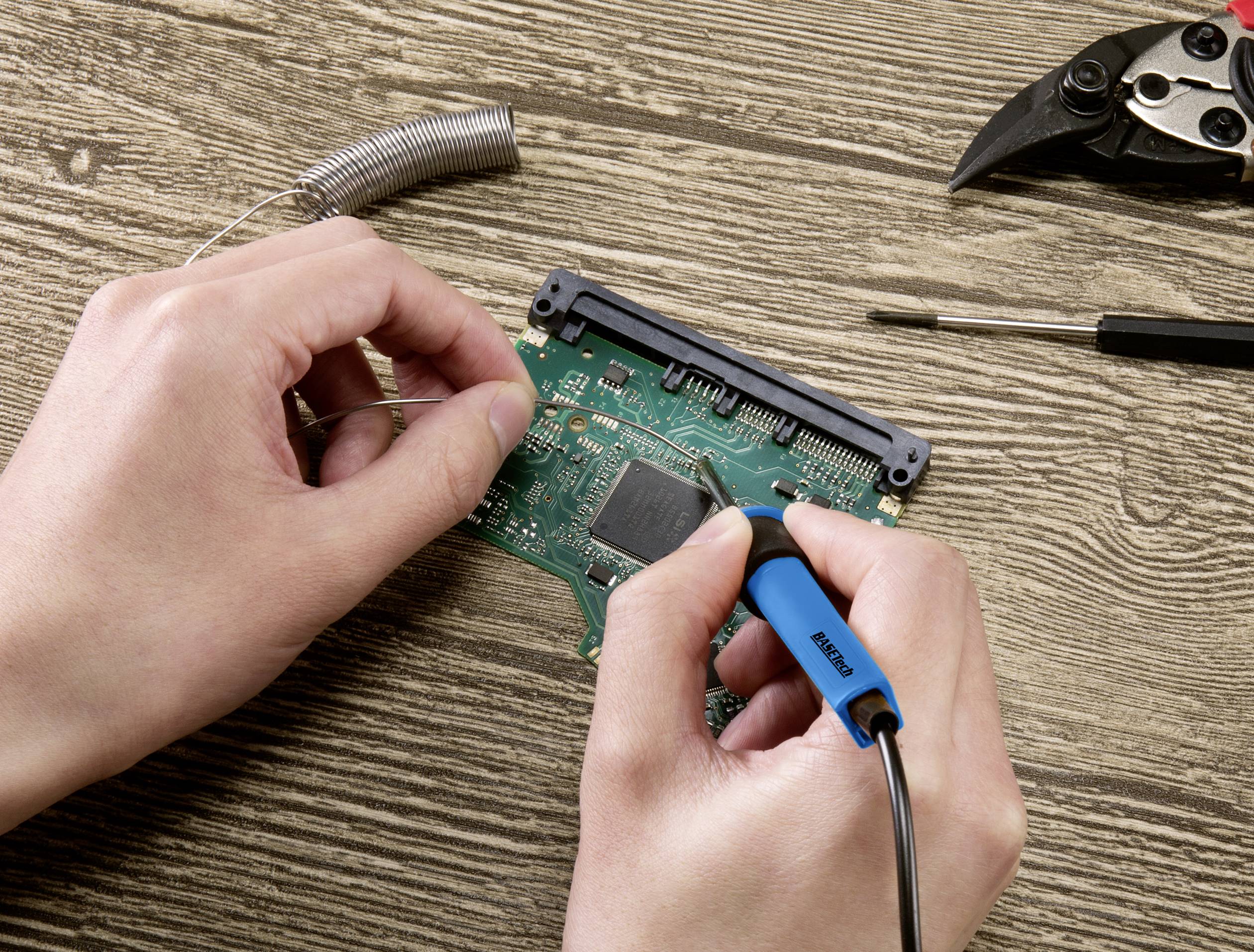 Basetech LWK-171 Set de soudure 5 V/DC 8 W en forme de burin, conique 480 °C (max)-5