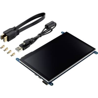 TRU COMPONENTS Module écran tactile 17.8 cm (7 pouces) 800 x 480 Pixel  Convient pour (kits de développement): Raspberry - Conrad Electronic France