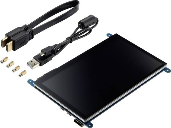 TRU COMPONENTS  Module écran tactile 17.8 cm (7 pouces) 800 x 480 Pixel Convient pour (kits de développement): Raspberry Pi®, Banana Pi
