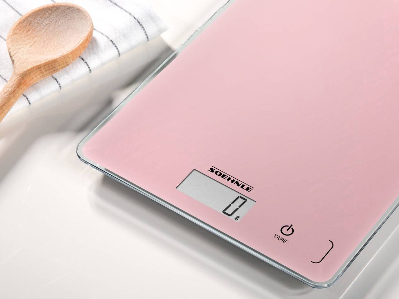 Soehnle KWD Page Compact 300 Delicate Rosé Balance de cuisine numérique avec fixation murale Plage de pesée (max.)=5 kg -6