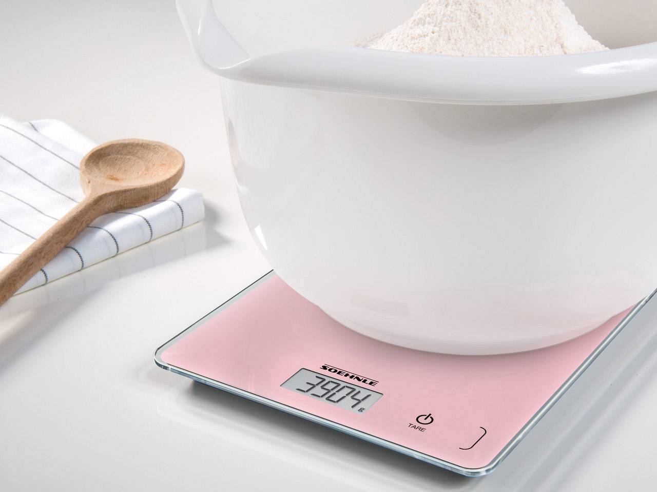 Soehnle KWD Page Compact 300 Delicate Rosé Balance de cuisine numérique avec fixation murale Plage de pesée (max.)=5 kg -7