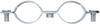 Fischer 545775 Collier à vis fischer métal double AMD 20-23 180 mm 25 pc(s)