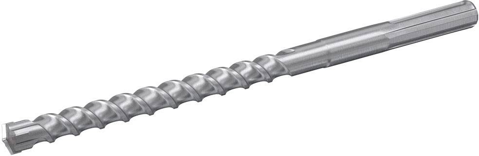 Foret en métal à tige hélicoïdale et tête tranchante, adapté pour percer avec précision des surfaces dures.