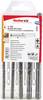 Fischer 545507 Jeu de forets spiralés pour pierre 5 mm, 6 mm, 8 mm, 10 mm, 12 mm tige cylindrique 1 pc(s)