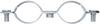 Fischer 545776 Collier à vis fischer métal double AMD 24-27 180 mm 25 pc(s)