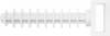 Cheville Fischer FCTP-W white 545786 100 pc(s)