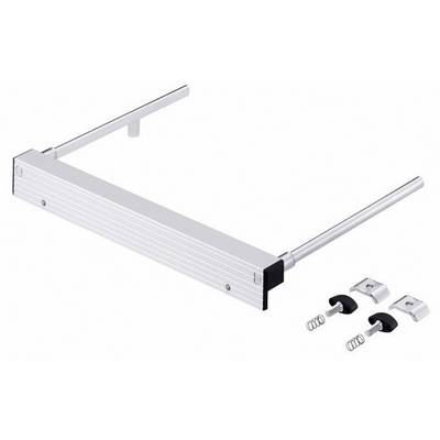 Serrure de tiroir en aluminium avec tiges extractibles et deux clés, adaptée aux meubles de bureau ou aux tiroirs de bureau.