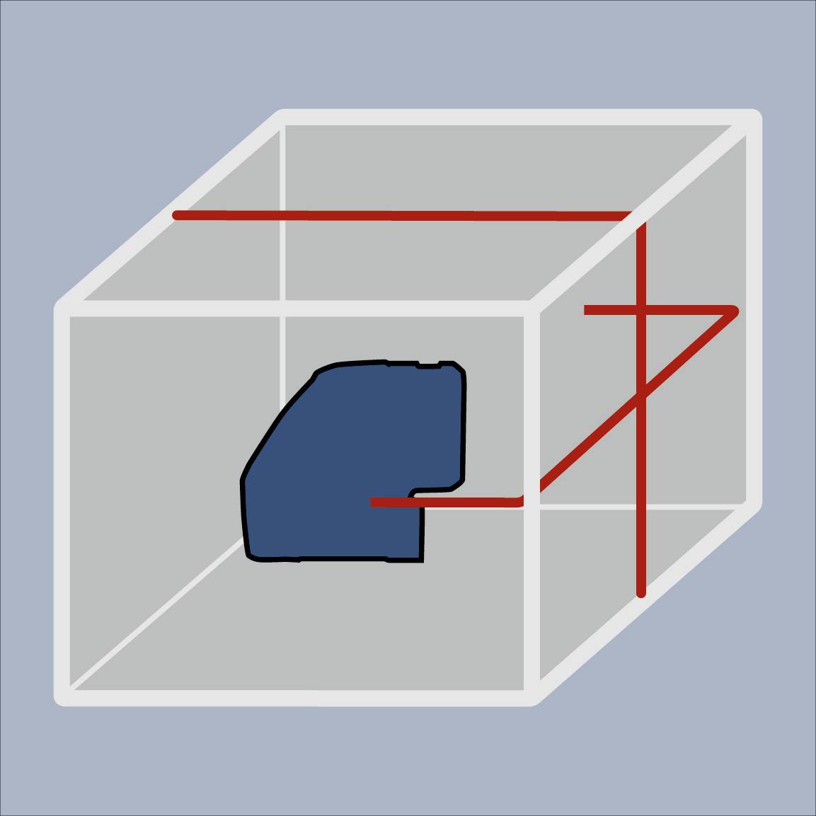 Laser à lignes GLL 3-50, avec récepteur laser LR2, support universel BM1, L-BOXX-12