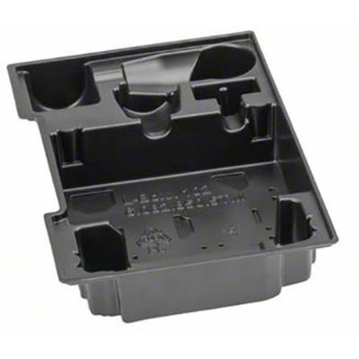 Boîte de rangement en plastique noir à plusieurs compartiments de différentes tailles ; utilisée pour le stockage et l'organisation sécurisés d'objets.