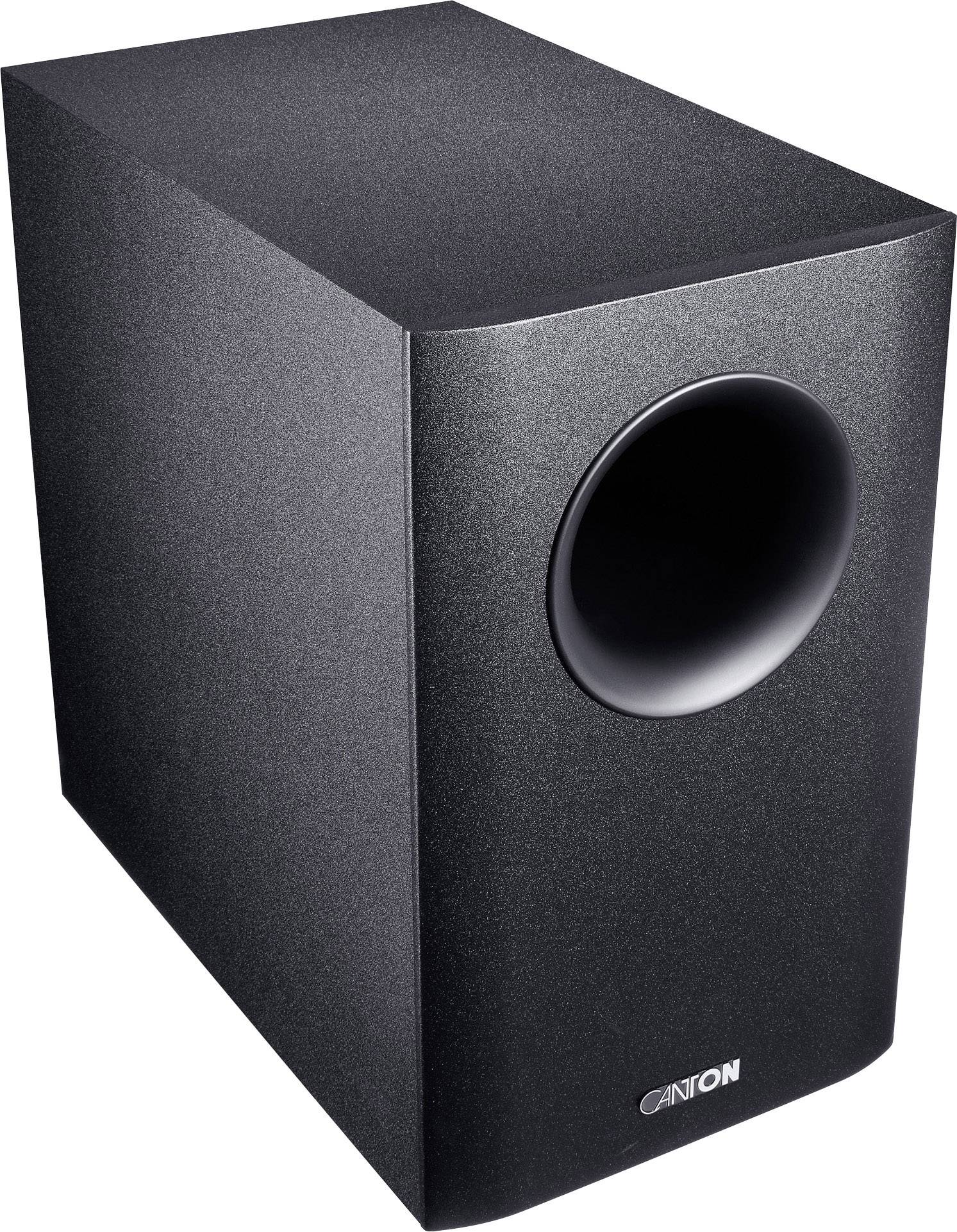 Subwoofer HiFi Canton AS 2020 SC 03724 100 W noir 38 Hz 150 Hz 1 pc