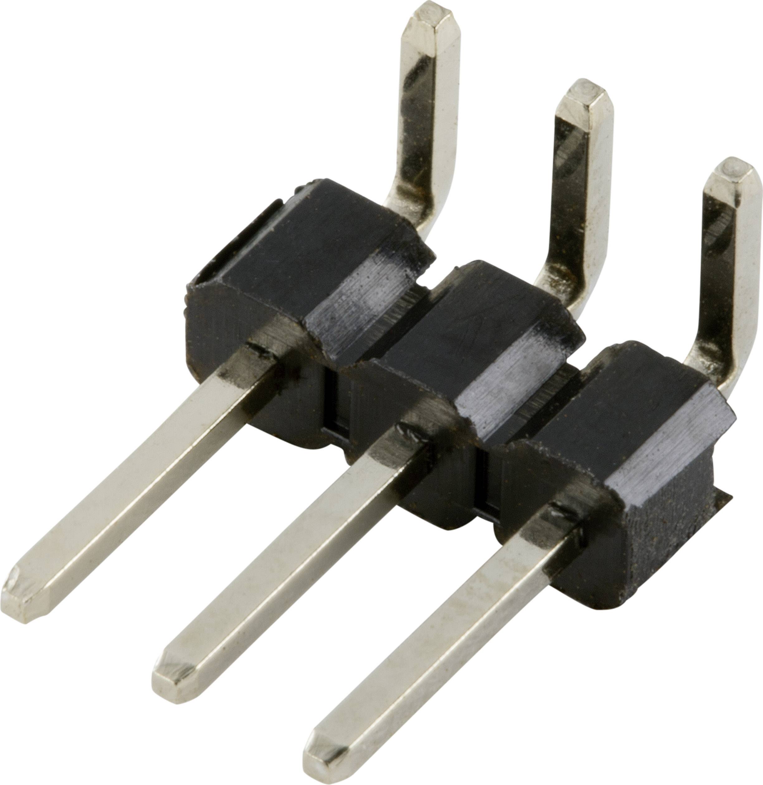 TRU COMPONENTS Barrette mâle (standard) Nbr de rangées: 1 Nombre de pôles par rangée: 3 TC-8596916 1 pc(s)
