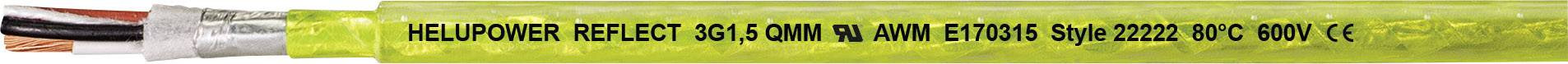 Un câble jaune portant le texte noir : « AEI-CASPER RELEASE 0.6/1kV LINK HI AMP RT 3x2cs 90°C 600V C ».