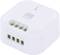 Un dispositif électronique carré blanc avec plusieurs ports de connexion, probablement un module de commande électronique.