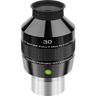 Oculaire de télescope avec lentille de 30 mm, surface texturée, marquage '82° SÉRIE MULTICOUCHE COMPLÈTE', étanche et rempli d'argon.