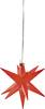 HGD CW62-1003 Étoile de Noël à LED blanc chaud LED rouge minuteur