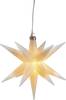 HGD CW62-1009 Étoile de Noël à LED blanc chaud LED blanc minuteur