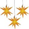 HGD CW62-1005 Étoile de Noël à LED blanc chaud LED jaune