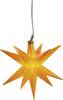 HGD CW62-1006 Étoile de Noël à LED blanc chaud LED jaune minuteur