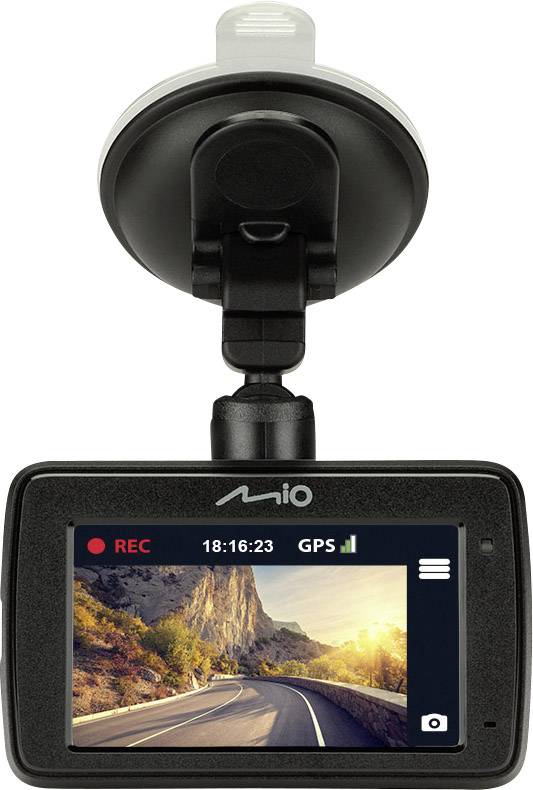 Caméra embarquée + GPS MIO MIVUE 731 Angle de vue horizontal=130 ° avec écran, avertisseur d'inclinaison-8