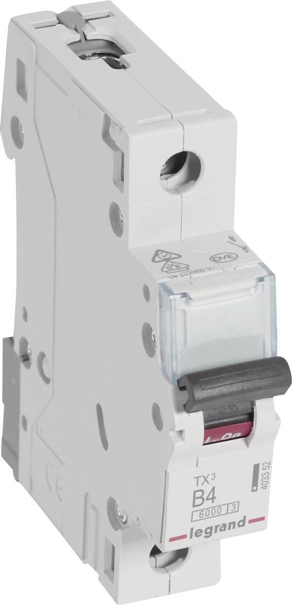 Legrand 403352 Legrand 403352 Disjoncteur 4 A 230 V/AC, 400 V/AC