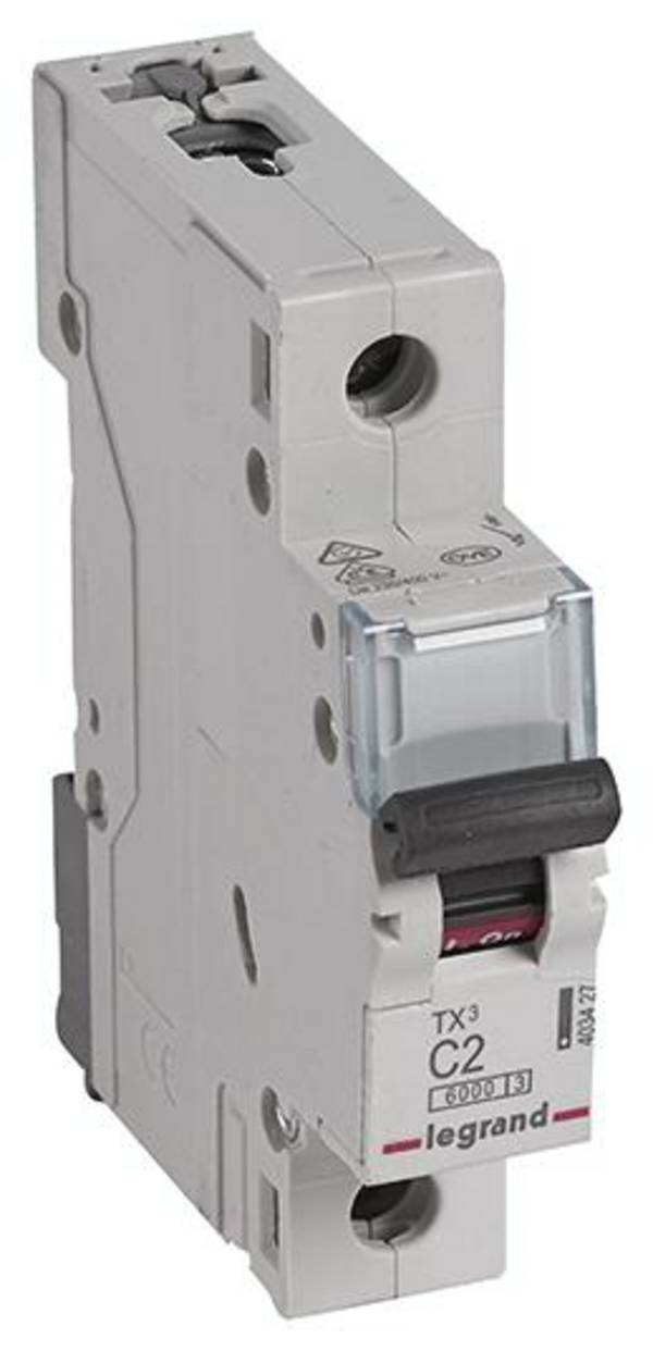 Legrand 403427 Legrand 403427 Disjoncteur     2 A  230 V/AC, 400 V/AC