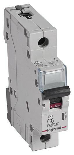 Legrand 403430 Legrand 403430 Disjoncteur 6 A 230 V/AC, 400 V/AC