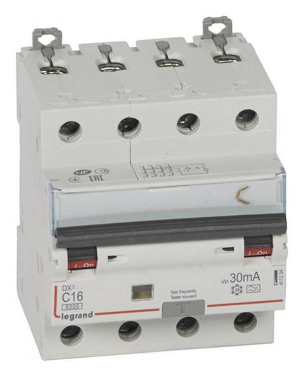 Legrand 411234 Interrupteur différentiel/Disjoncteur de protection 16 A 400 V/AC