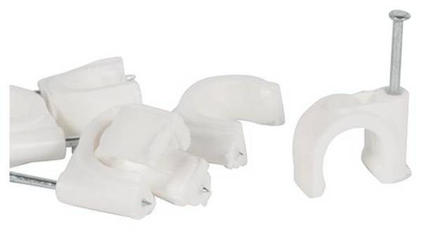 Legrand Legrand 031560 Cavalier à riveter 031560 Plage de Ø du faisceau 12 mm (max)   blanc pur 100 pc(s)