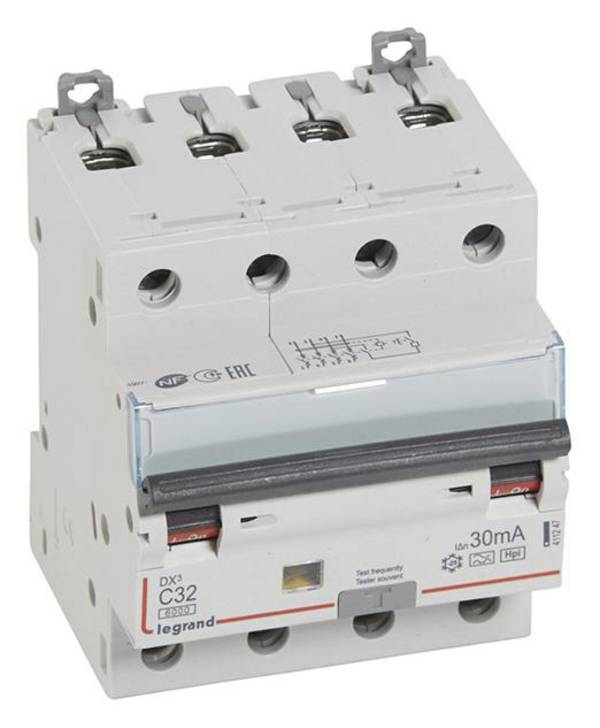 Legrand 411247 Interrupteur différentiel/Disjoncteur de protection 32 A 400 V/AC