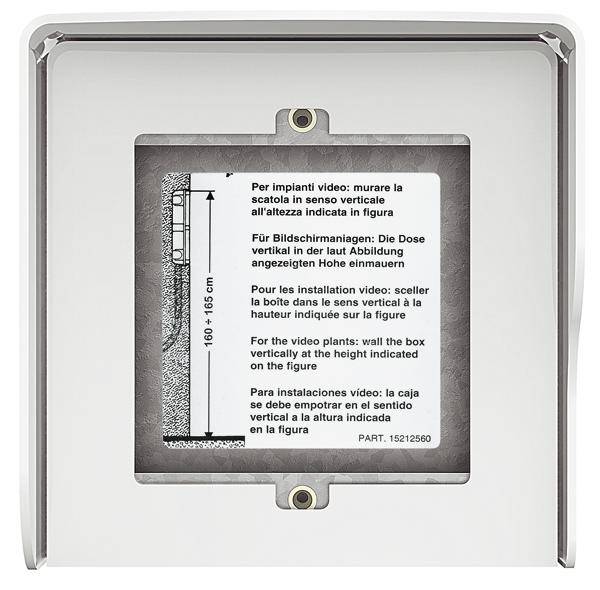 Legrand 350612 Accessoire pour interphone Boîtier en saillie aluminium