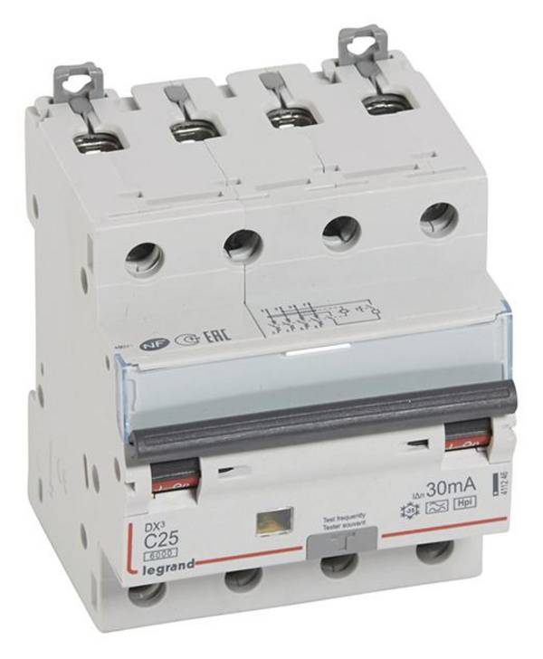 Legrand 411246 Interrupteur différentiel/Disjoncteur de protection 25 A 400 V/AC