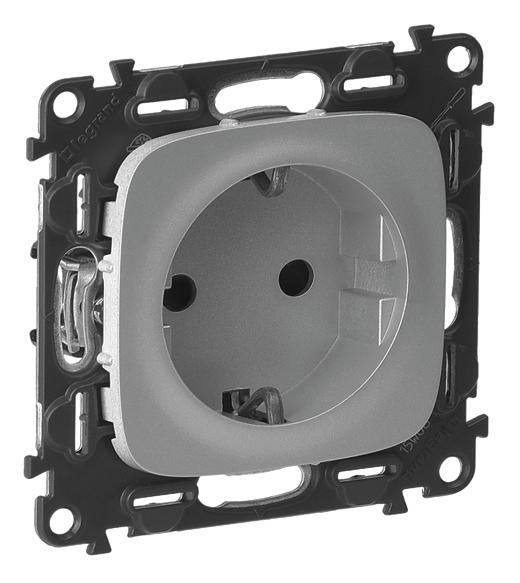 Legrand Prise de courant Valena Life Allure aluminium 754887 1 pc(s)
