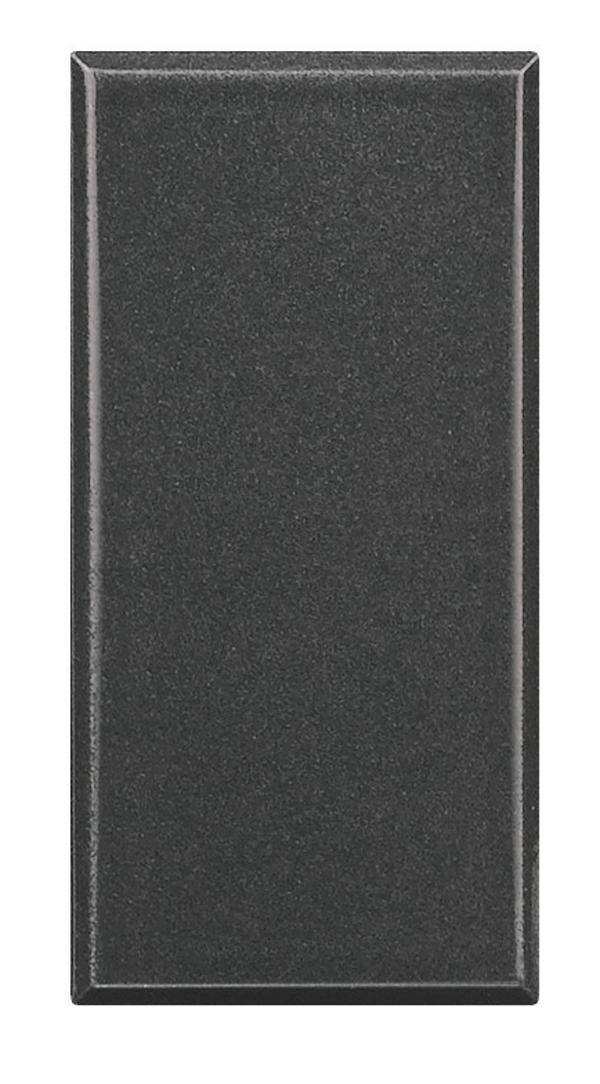 Carreau noir rectangulaire à surface brillante, avec un bord légèrement surélevé ; adapté aux applications murales.