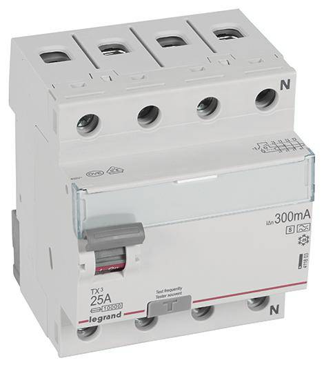 Legrand 411803 411803 Interrupteur différentiel A 25 A 400 V