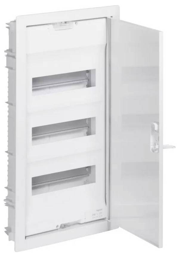Legrand 001438 1438 Porte métallique encastré Nbr de rangées = 3 Contenu 1 pc(s)