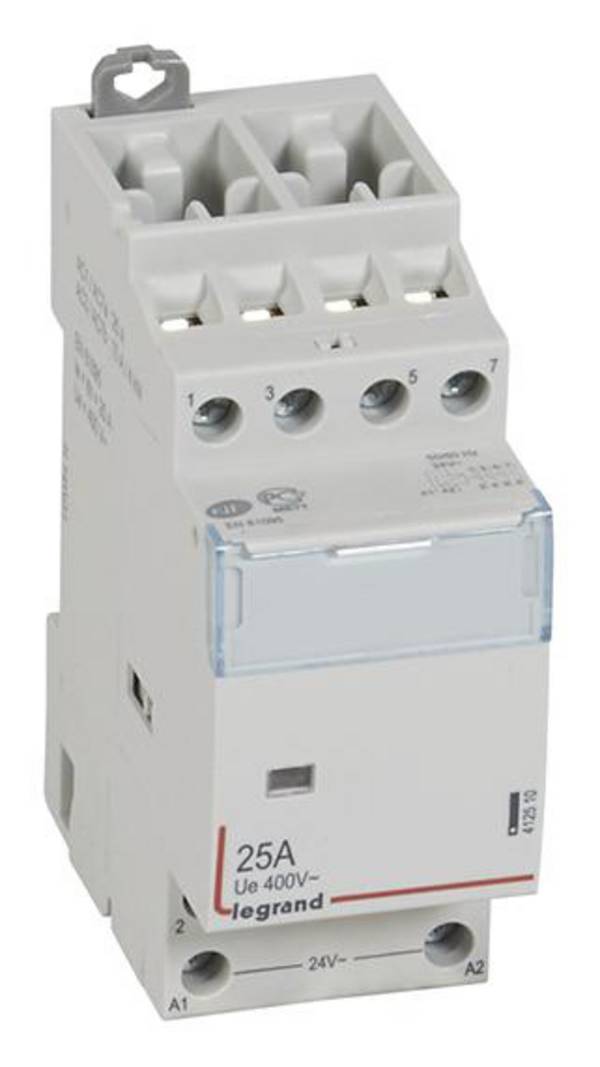 Legrand Legrand 412510 Contacteur d'installation  4 NO (T)  24 V 25 A   Piece 1 pc(s)