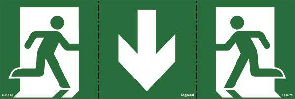 Legrand 661670 Pictogramme  montage par encastrement au mur