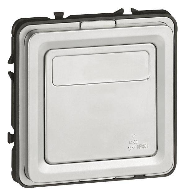 Legrand   Bouton-poussoir Soliroc gris 077843 1 pc(s)