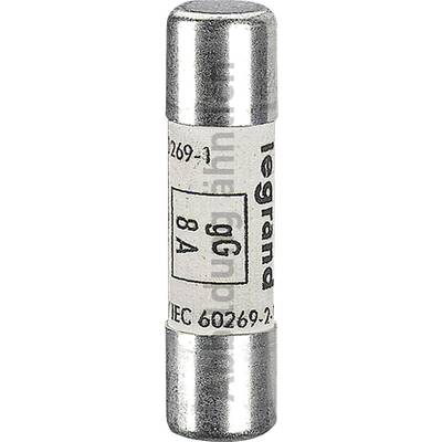 Legrand 013402 Fusible cylindrique     2 A  500 V/AC 10 pc(s)