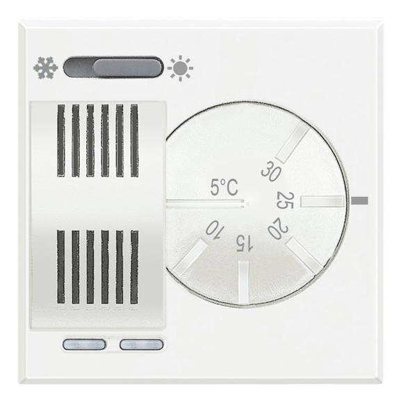 Régulateur de température Legrand Bticino HD4442 HD4442 Axolute blanc 1